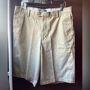 PETER MILLAR Golf Shorts Mens Size 36/12 Tan Chino